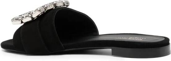 Madison.Maison Fade suède sandalen Zwart