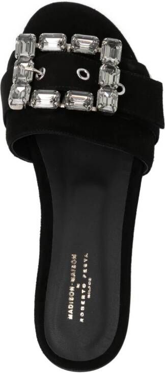 Madison.Maison Fade suède sandalen Zwart