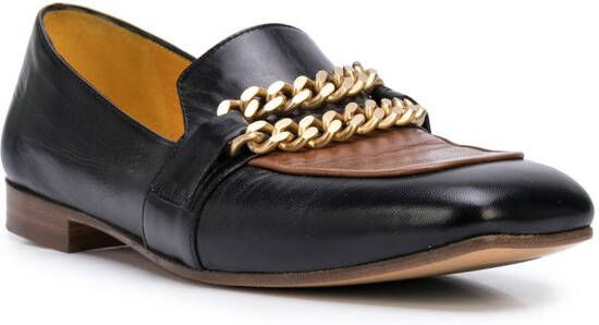 Madison.Maison Gioia loafers Zwart