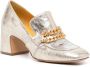 Madison.Maison Loafers met blokhak Zilver - Thumbnail 2