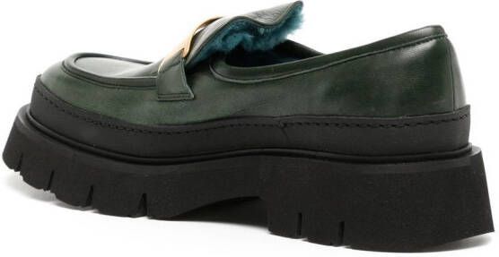 Madison.Maison Loafers met chunky zool Zwart