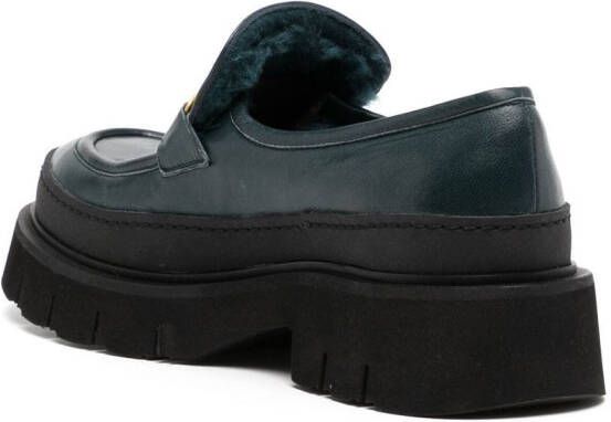 Madison.Maison Loafers met lange zool Groen