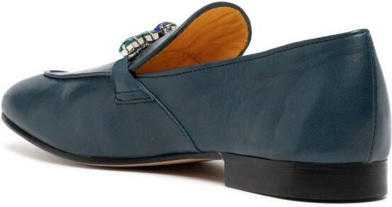 Madison.Maison Loafers verfraaid met kristallen Blauw