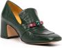 Madison.Maison Loafers verfraaid met kristallen Groen - Thumbnail 2