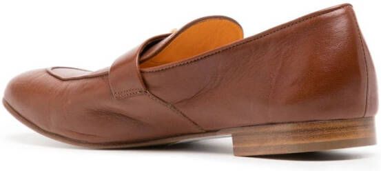 Madison.Maison Lock leren loafers Bruin