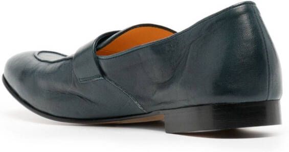Madison.Maison Lock leren loafers Groen