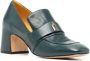 Madison.Maison Lock leren pumps 70 mm Groen - Thumbnail 2