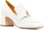 Madison.Maison Lock leren pumps 70 mm Wit - Thumbnail 2