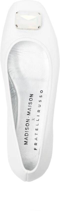 Madison.Maison Marion leren ballerina's Wit