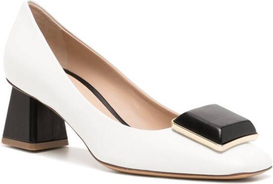 Madison.Maison Pumps met blokhak Wit