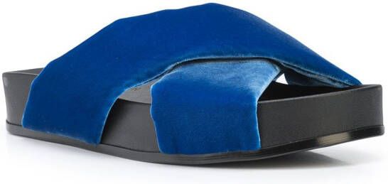 Madison.Maison Sandalen met gekruiste bandjes Zwart