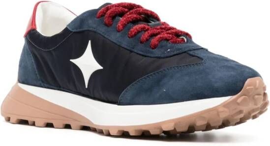 Madison.Maison Star sneakers met suède afwerking Blauw