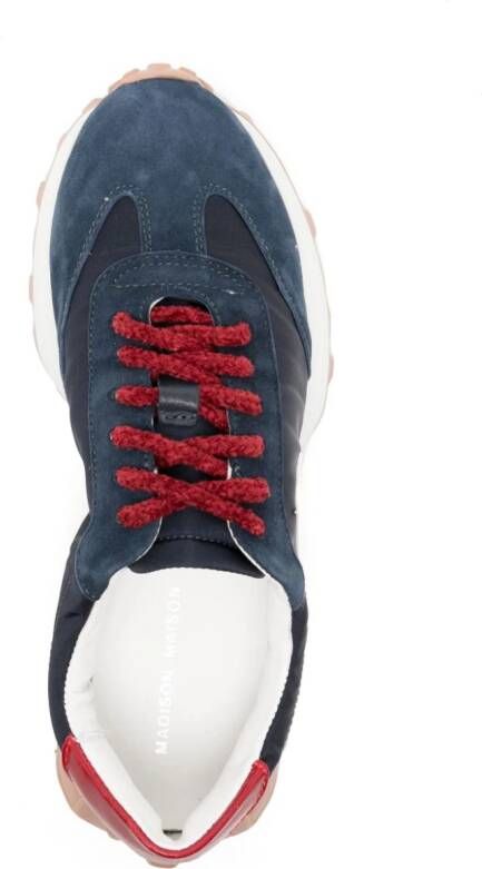 Madison.Maison Star sneakers met suède afwerking Blauw