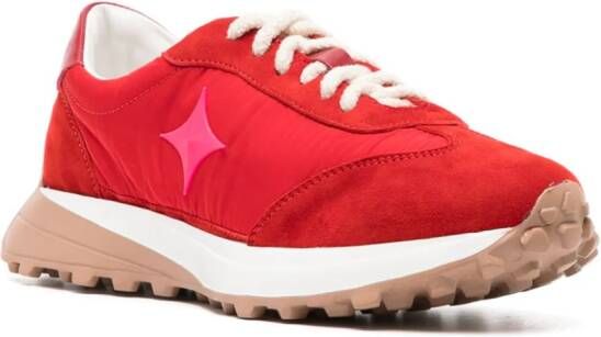 Madison.Maison Star sneakers met suède afwerking Rood