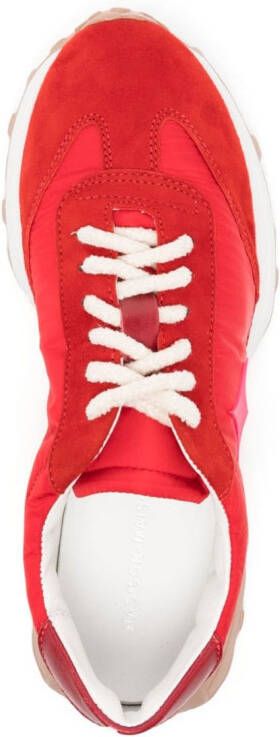 Madison.Maison Star sneakers met suède afwerking Rood