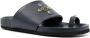 Madison.Maison Tyche Navy sandalen met teenring Blauw - Thumbnail 2