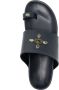 Madison.Maison Tyche Navy sandalen met teenring Blauw - Thumbnail 4