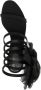 Magda Butrym Sandalen met organza bloemen Zwart - Thumbnail 4
