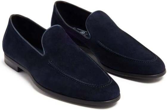Magnanni Suède loafers Blauw
