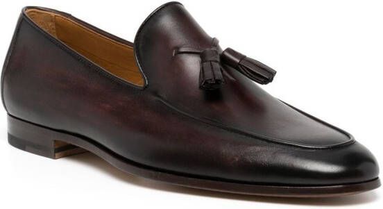 Magnanni Aston loafers met kwastje Bruin