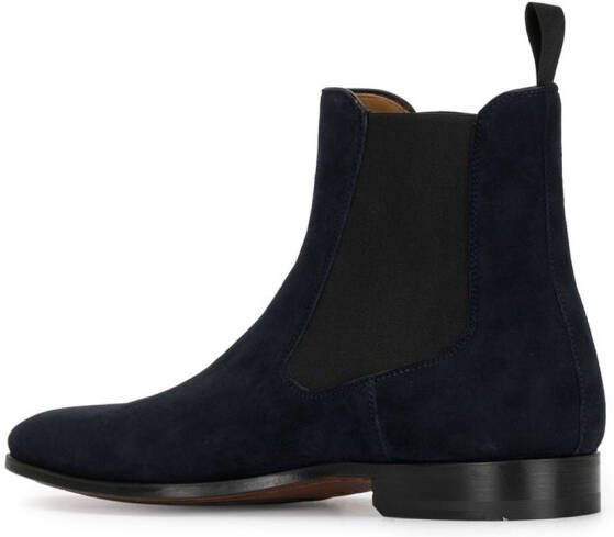 Magnanni Suède Chelsea laarzen Blauw