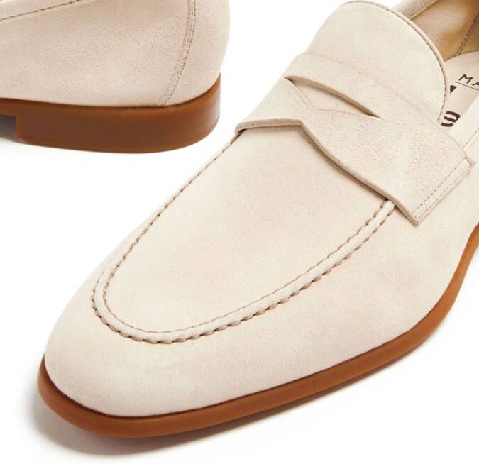 Magnanni Danillo suède loafers Wit