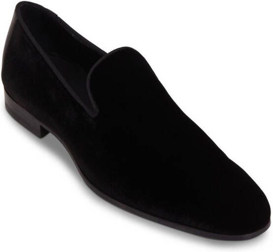 Magnanni Fluwelen loafers Zwart