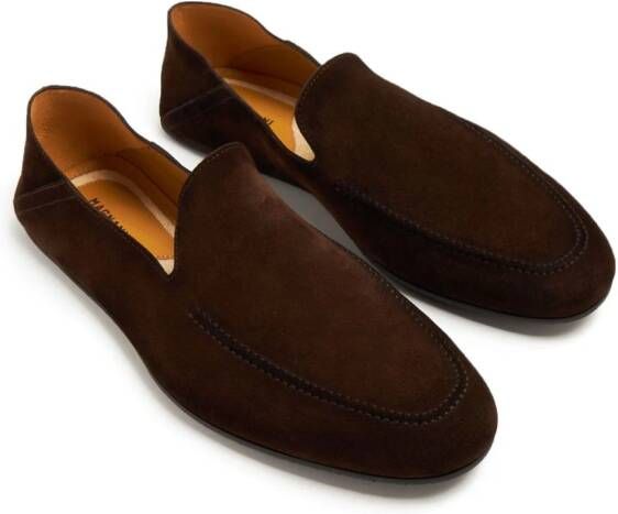 Magnanni Heston suède loafers Bruin