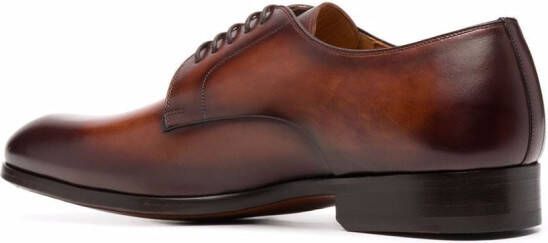 Magnanni Leren derby schoenen Bruin