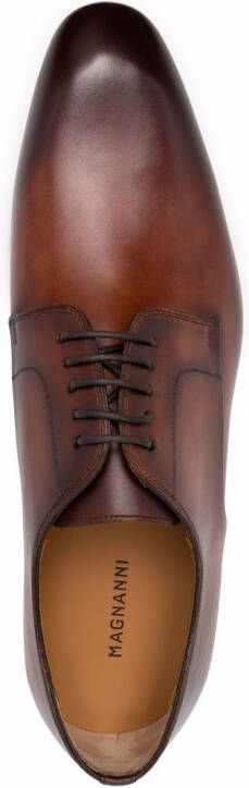 Magnanni Leren derby schoenen Bruin