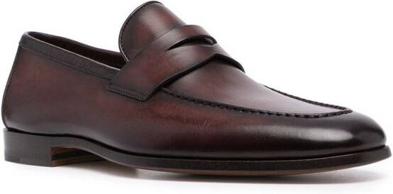 Magnanni Leren loafers Bruin