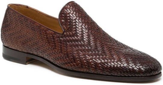 Magnanni Leren loafers Bruin