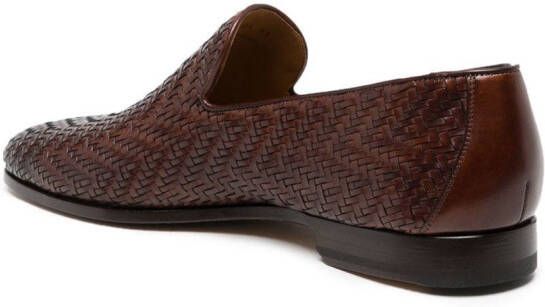 Magnanni Leren loafers Bruin