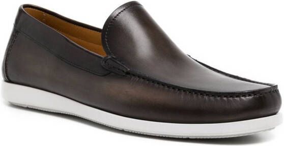 Magnanni Leren loafers Bruin