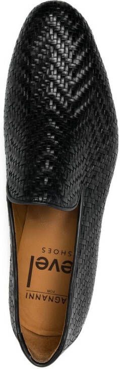 Magnanni Leren loafers Zwart