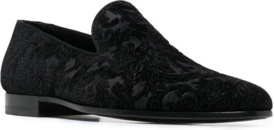 Magnanni Leren loafers Zwart