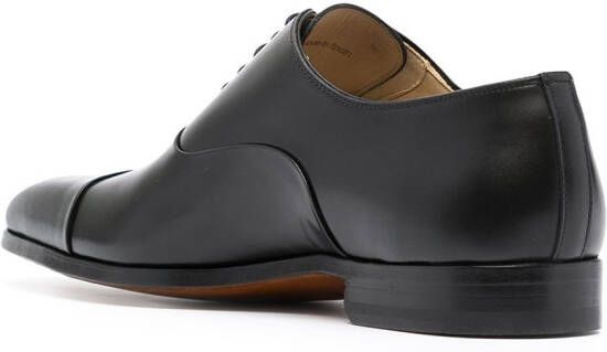 Magnanni Leren Oxford schoenen Zwart