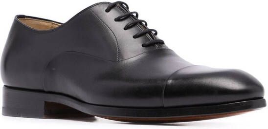 Magnanni Leren Oxford schoenen Zwart