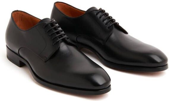 Magnanni Leren Oxford schoenen Zwart