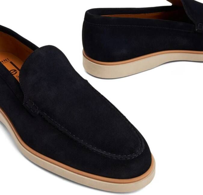 Magnanni Lourenco suède loafers Blauw