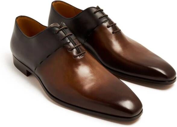 Magnanni Oxford schoenen met kleurverloop Bruin