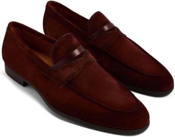 Magnanni Suède loafers Rood