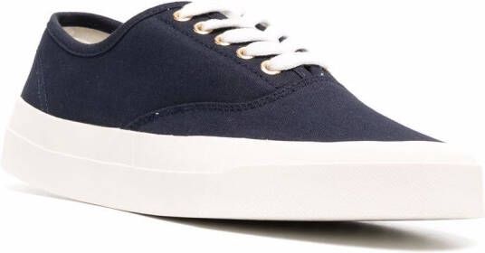 Maison Kitsuné Low-top canvas sneakers Blauw