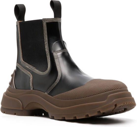 Maison Margiela Alex leren enkellaarzen Zwart