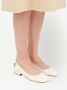 Maison Margiela Décortiqué ballerina's met stiksels Wit - Thumbnail 5