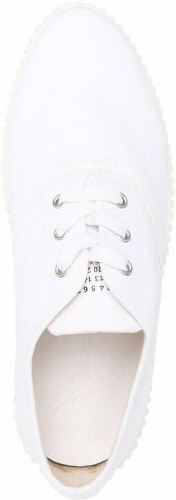 Maison Margiela Canvas low-top sneakers Wit