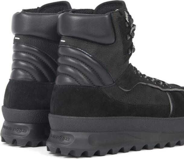 Maison Margiela Climber high-top leren sneakers Zwart