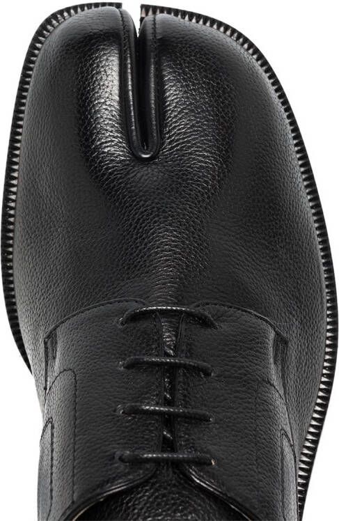 Maison Margiela Tabi leren brogues Zwart