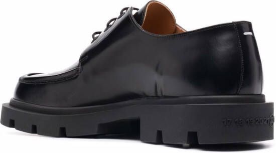 Maison Margiela Leren derby schoenen Zwart