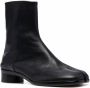 Maison Margiela Tabi leren enkellaarzen Zwart - Thumbnail 2